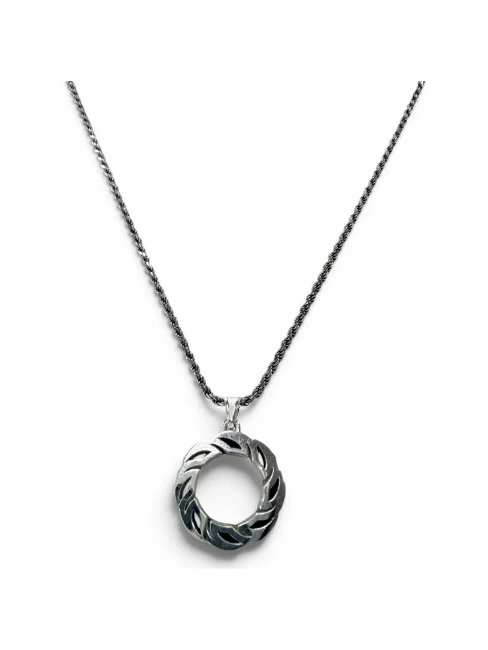 Bottega Veneta Tide Chain Necklace Silver